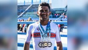 Julio Mirena: el patinador de velocidad medallista olímpico que representa a Paraguay