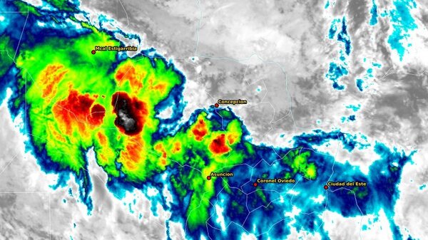 Lluvias con tormentas eléctricas persistirán durante este viernes | Noticias Paraguay