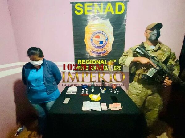 Senad allanó una vivienda en la fracción Terraza y detuvo a una mujer con droga - Radio Imperio