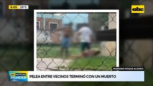 Pelea entre vecinos terminó con un muerto - ABC Noticias - ABC Color