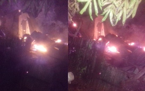 Fuego consume completamente una vivienda en Coronel Oviedo – Prensa 5
