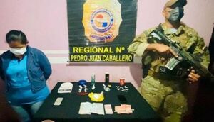 Presunta microtraficante fue aprehendida en Pedro Juan Caballero