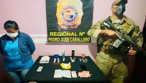 Presunta microtraficante fue aprehendida en Pedro Juan Caballero