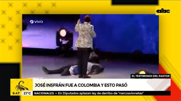 José Insfrán fue a Colombia y esto pasó - ABC Noticias - ABC Color