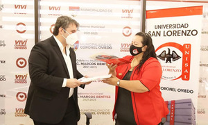 Municipalidad otorgará becas gracias a convenio con la Universidad San Lorenzo - OviedoPress