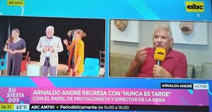 Arnaldo André en Ensiestados: “Me van a ver totalmente como comediante” - Gente - ABC Color