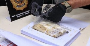 Detectan cocaína oculta en resmas de hojas en el Silvio Pettirossi | Noticias Paraguay