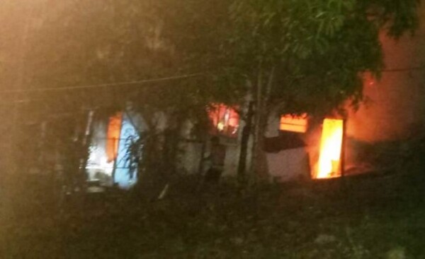 Vivienda se incendió en el barrio Juan E. O’Leary