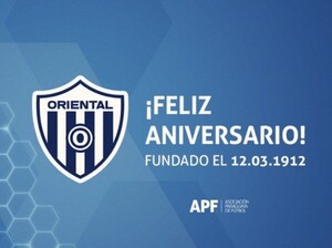 Oriental llega a los 110 años - APF