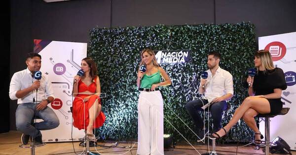La Nación / Nación Media celebra lanzamiento con su staff de destacadas figuras