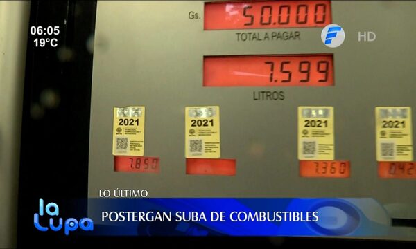 ¡Lo último! Postergan suba de combustibles | Telefuturo