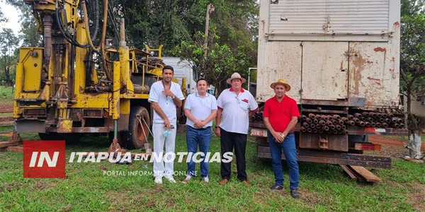 CELEBRAN INICIO DE EXCAVACIÓN DE POZO ARTESIANO EN C.A.LÓPEZ. - Itapúa Noticias