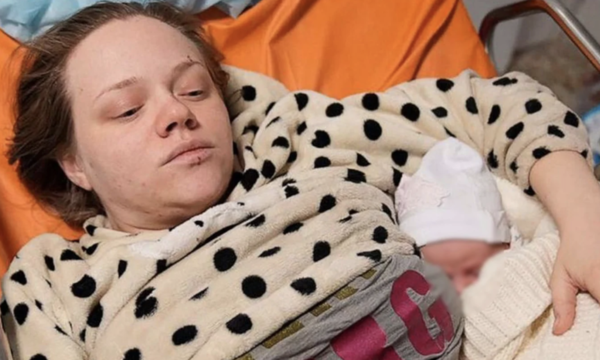 Las primeras fotos de Veronika, la bebé que nació entre los bombardeos del ejército de Rusia en Ucrania