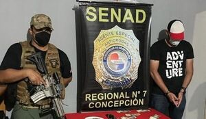 Detienen a un hombre que vendía cocaína y marihuana en las calles de Concepción
