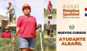 Crónica / Buscan llenar cupo de ¡500 mujeres para laburo de albañil!