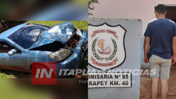 SE PRESENTÓ EN LA COMISARÍA, CONDUCTOR INVOLUCRADO EN ACCIDENTE CON DERIVACIÓN FATAL EN EDELIRA - Itapúa Noticias