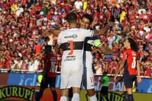 Alejandro Silva y el primer gol de Olimpia en La Nueva Olla