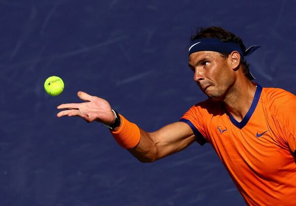 Sudando, Nadal a tercera ronda en Indian Wells - Polideportivo - ABC Color