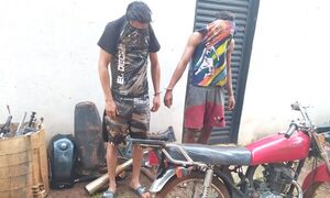 Recuperan motocicleta robada y capturan amotochorros que asaltaban en Pdte. Franco – Diario TNPRESS