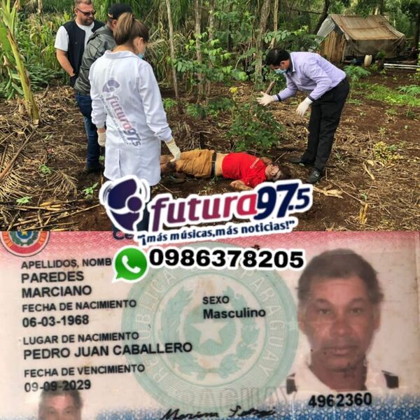 Hombre fue asesinado con una foisa