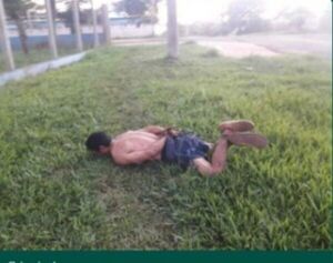 Hallan cadáver atado de pies y manos en la frontera