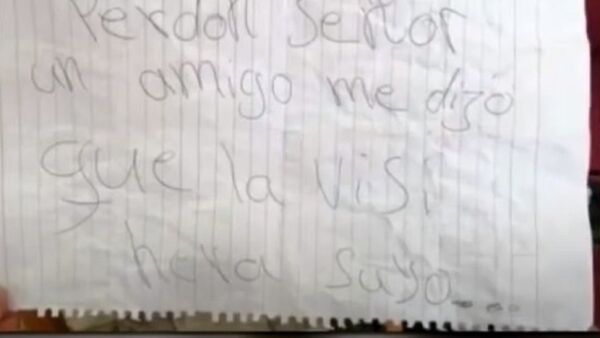 Ladrón se arrepintió, devolvió bici y pidió perdón