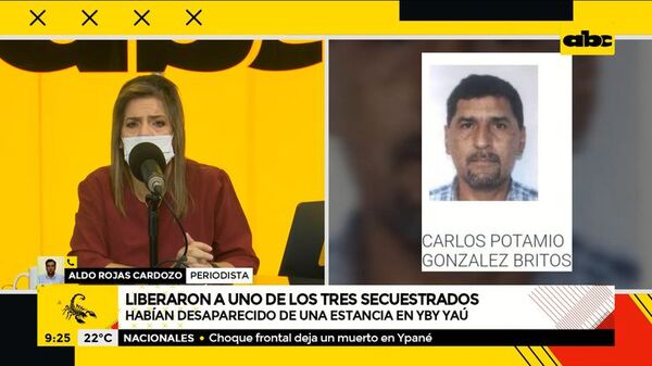 Liberaron a uno de los tres secuestrados - ABC Noticias - ABC Color