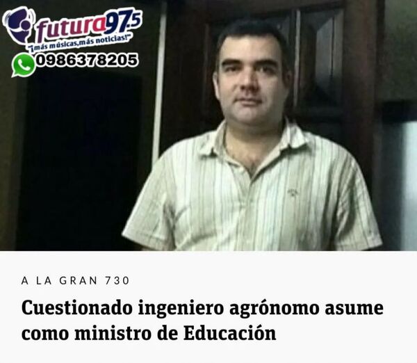 Asume nuevo ministro de Educación