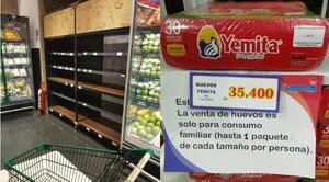 Huevos ya están en falta en algunos supermercados, mientras que los comercios ya limitan también las ventas – Prensa 5