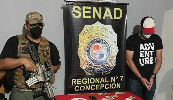Detienen a microtraficante en Concepción - 1000 Noticias