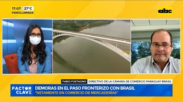 Demoras en el paso fronterizo con Brasil - Factor Clave - ABC Color