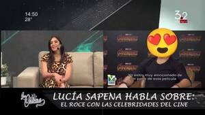 Crónica / [VÍDEO] Famoso actor no se pudo concentrar por la pollera de Lucía Sapena