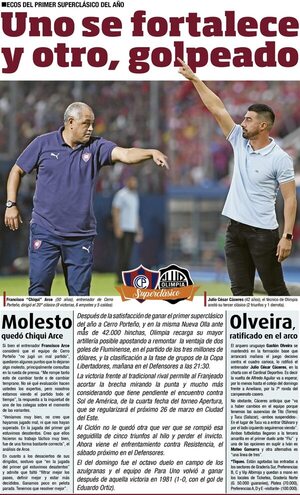 Uno se fortalece y otro, golpeado, tras el superclásico - Fútbol - ABC Color