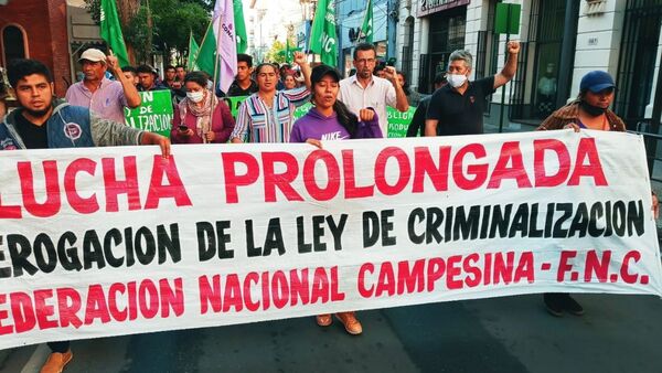 Campesinos lanzan la lucha prolongada contra las injusticias 