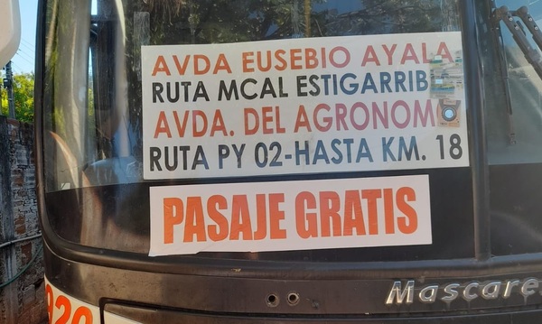 Conozca los trayectos: Autobuses con pasaje gratuito iniciaron recorridos