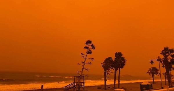 La Nación / España se tiñe de naranja por nube de polvo del Sáhara