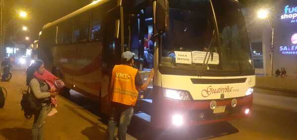 Ya está en marcha el servicio gratuito de buses | OnLivePy