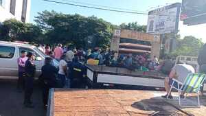 Se manifiestan contra la suba del combustible en Ciudad del Este - 1000 Noticias