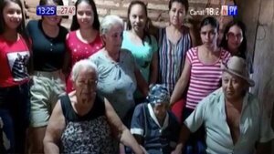 ¡Fiesta en General Aquino! Abuela cumplió 108 años de vida | Noticias Paraguay