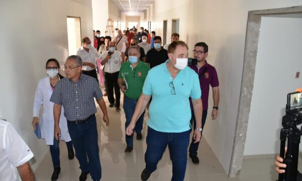 Futuro Hospital de Hernandarias registra 85% de avanc