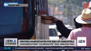 Diario HOY | Hablan de "infiltrados" entre camioneros apostados cerca del ex Aratirí