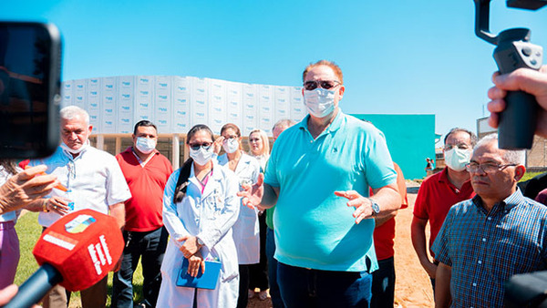 Avance de obra en futuro Hospital de Hernandarias está en un 85%, anunció Vaesken en su visita al lugar | DIARIO PRIMERA PLANA