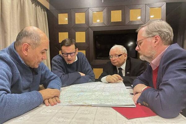Desde Kiev, líderes de Polonia, Chequia y Eslovenia expresan su apoyo Ucrania - Mundo - ABC Color