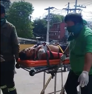 Pide que responsable de accidente se haga cargo » San Lorenzo PY