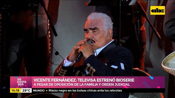 Batalla por la bioserie de Vicente Fernández pese a orden de suspensión - Ensiestados - ABC Color