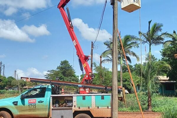 ANDE realiza tareas de mantenimiento en Minga Porã