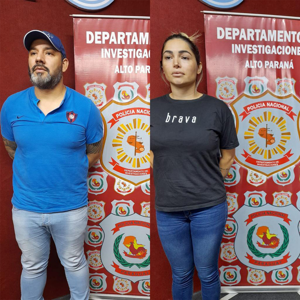 A ULTRANZA PY: Capturan a pareja cuando se disponía a dejar el país