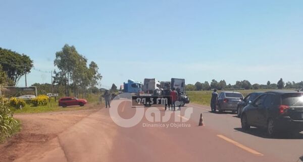 Camioneros seguirán con cierres de ruta en Pedro Juan