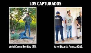 Caen en Itanará supuestos sicarios que atacaron una  ambulancia en Curuguaty - Nacionales - ABC Color
