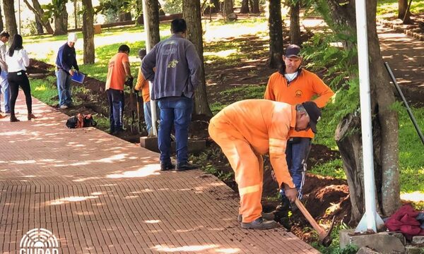 Municipalidad de Ciudad del Este reparasistema lumínico del lago de la República – Diario TNPRESS
